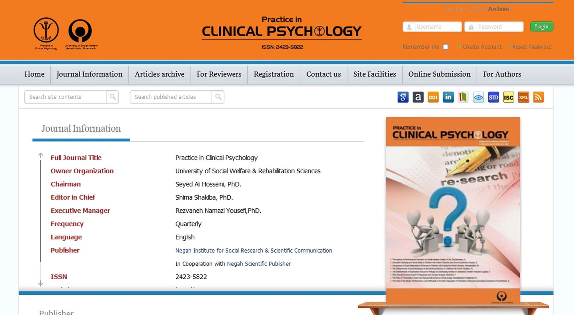 نشریه روانشناسی بالینی